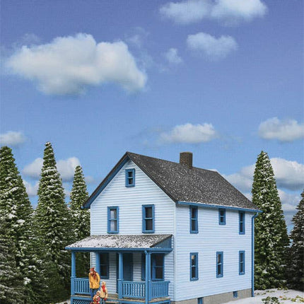 Walthers Cornerstone 3786 | Two-Story Frame House Building Kit | HO Scale