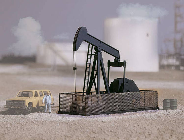 Walthers Cornerstone 3170 | Walking Beam-Horse Head Oil Pump Building Kit | HO Scale