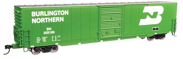 Walthers Mainline 910-3359 60' Pullman-Standard Single Door Auto Parts Boxcar Burlington Northern #355186 HO Scale