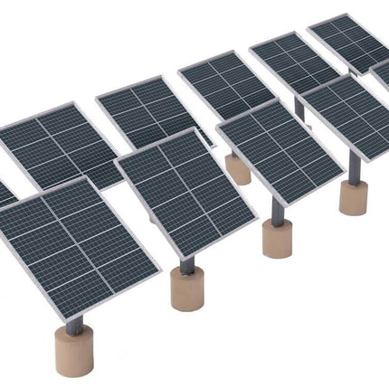 Walthers SceneMaster 949-4196 | Rooftop Solar Panels - Plastic Building Kit | HO Scale