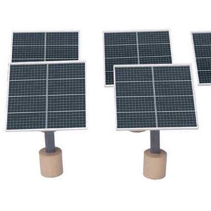 Walthers SceneMaster 949-4196 | Rooftop Solar Panels - Plastic Building Kit | HO Scale solar panel set for model layouts.