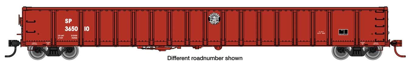 WalthersMainline 910-6455 | 68' Railgon Gondola - Ready To Run - Southern Pacific(TM) #365061 | HO Scale