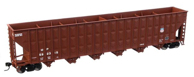 WalthersMainline 910-6790 | 73'3" Greenville 7,000 Cubic Foot Wood Chip Hopper - Ready to Run - Union Pacific(R) Missouri Pacific(TM) #592315 | HO Scale
