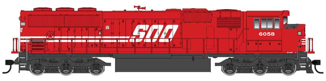 WalthersMainline 910-10321 | EMD SD60M with 3-Piece Windshield - Standard DC - Soo Line #6058 | HO Scale