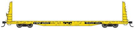 WalthersMainline 910-50613 | 68' Bulkhead Flatcar - Ready to Run - TTPX #82037 | HO Scale