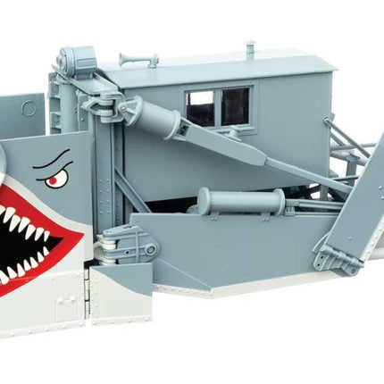 WalthersProto 920-110134 | Jordan Spreader - Ready to Run - Maintenance-of-Way - Shark Teeth graphics | HO Scale