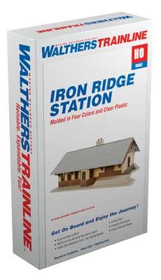 WalthersTrainline 931-904 | Iron Ridge Station - Building Kit | HO Scale