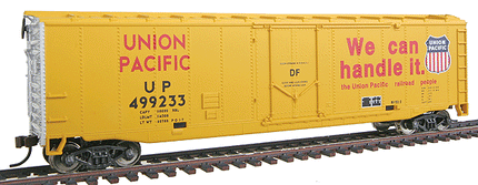 WalthersTrainline 931-1672 | 50' Plug-Door Boxcar - Ready to Run - Union Pacific(R) #499233 | HO Scale