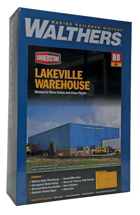 Walthers Cornerstone 933-2917 | Lakeville Modern-Style Warehouse | HO Scale