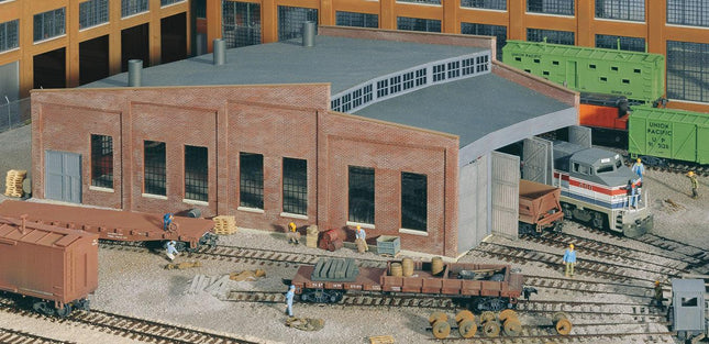 Walthers Cornerstone 933-3041 | Three-Stall Roundhouse | HO Scale