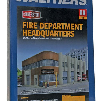 Walthers Cornerstone 933-3765 | Fire Department Headquarters | HO Scale