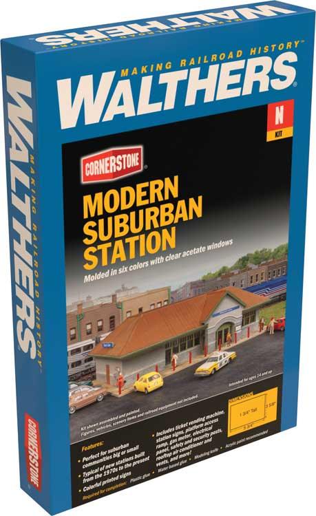 Walthers Cornerstone 933-3887 | Modern Suburban Station | N Scale