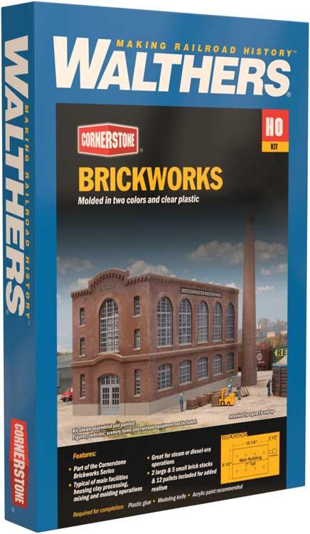 Walthers Cornerstone 933-4102 | Brickworks Main Facility | HO Scale