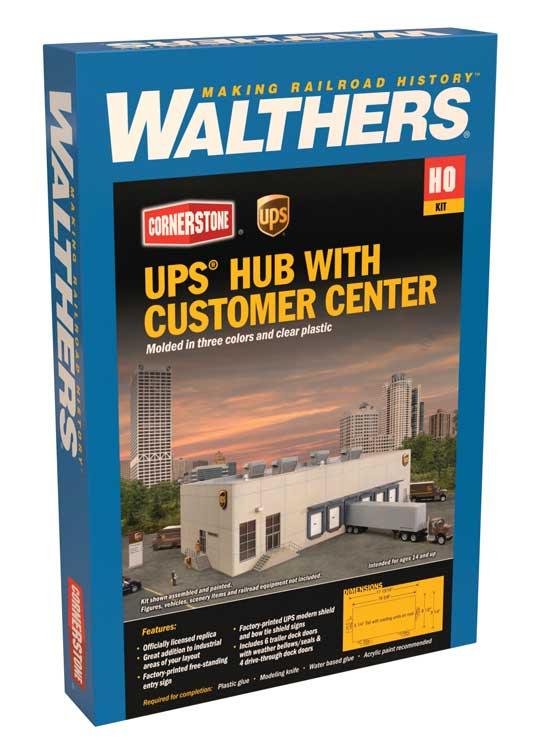 Walthers Cornerstone 933-4110 | UPS® Hub with Customer Center | HO Scale