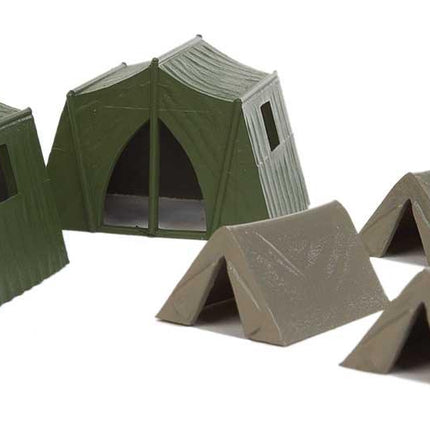 Walthers SceneMaster 949-4165 | Camping Tents (6 pk) | HO Scale