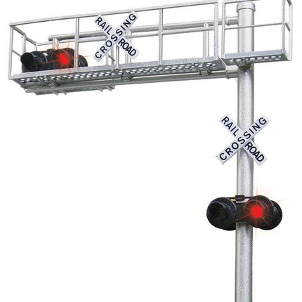Walthers SceneMaster 949-4331 | Modern Cantilever Grade Crossing Signal | HO Scale