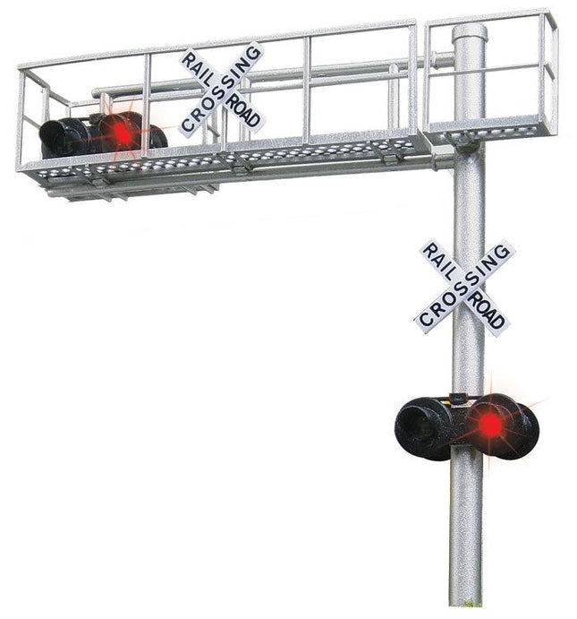 Walthers SceneMaster 949-4331 | Modern Cantilever Grade Crossing Signal | HO Scale