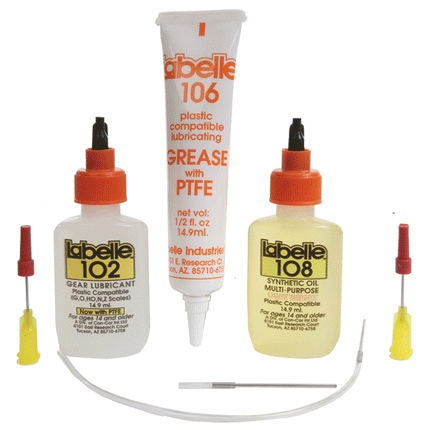 Labelle 1002 | Complete Lubricant Set | Z, N, HO Scale