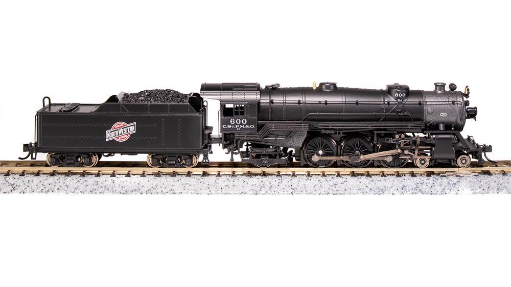 Broadway Limited 6927 | Heavy Pacific 4-6-2, C&NW 600, Paragon4 Sound/DC/DCC | N Scale