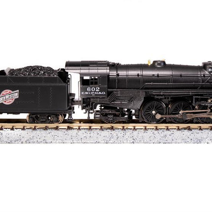 Broadway Limited 6928 | Heavy Pacific 4-6-2, C&NW 602, Paragon4 Sound/DC/DCC | N Scale