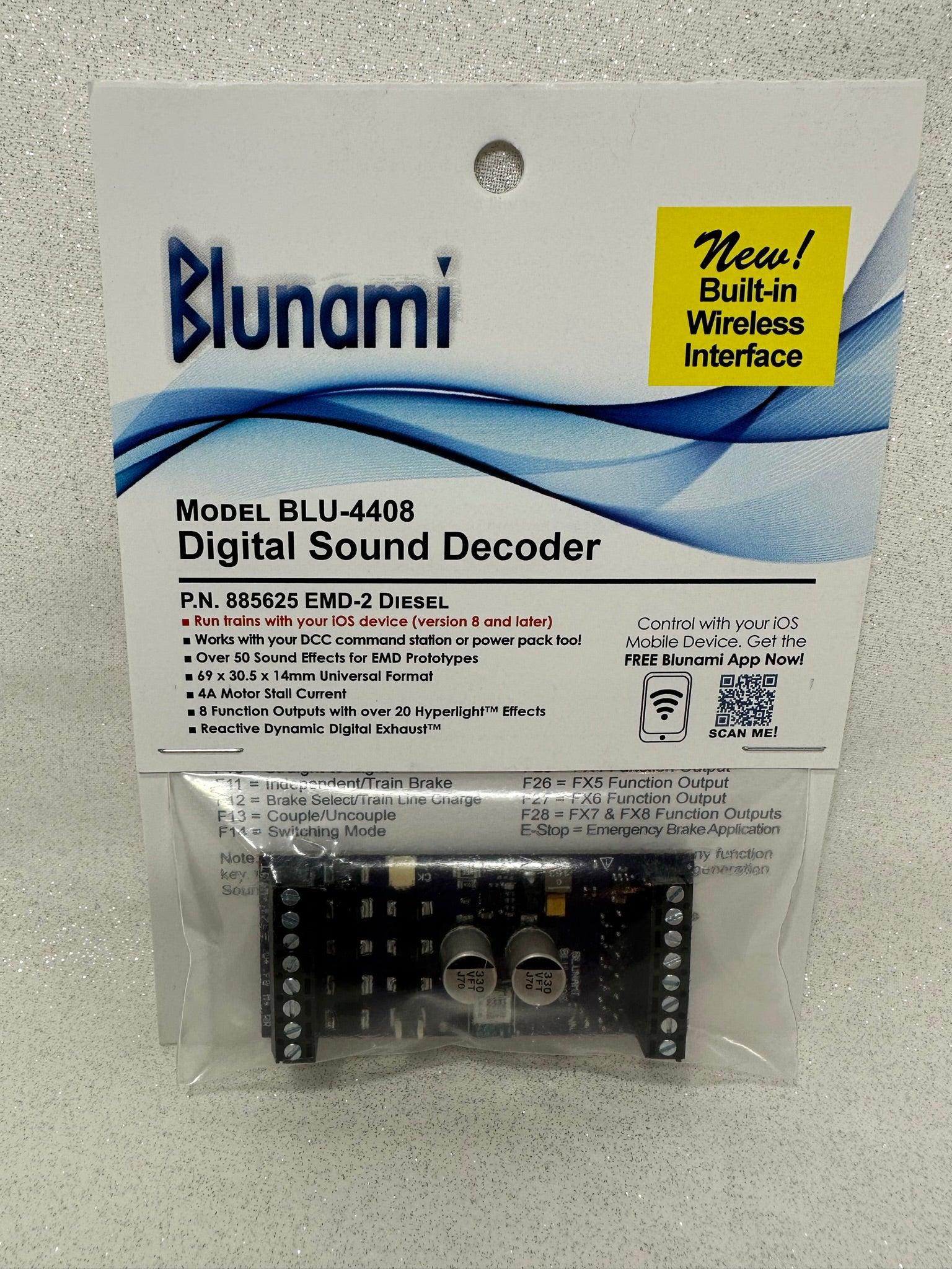 SoundTraxx 885625 | BLU-4408 Blunami EMD-2 Diesel Sound Decoder | Multi Scale