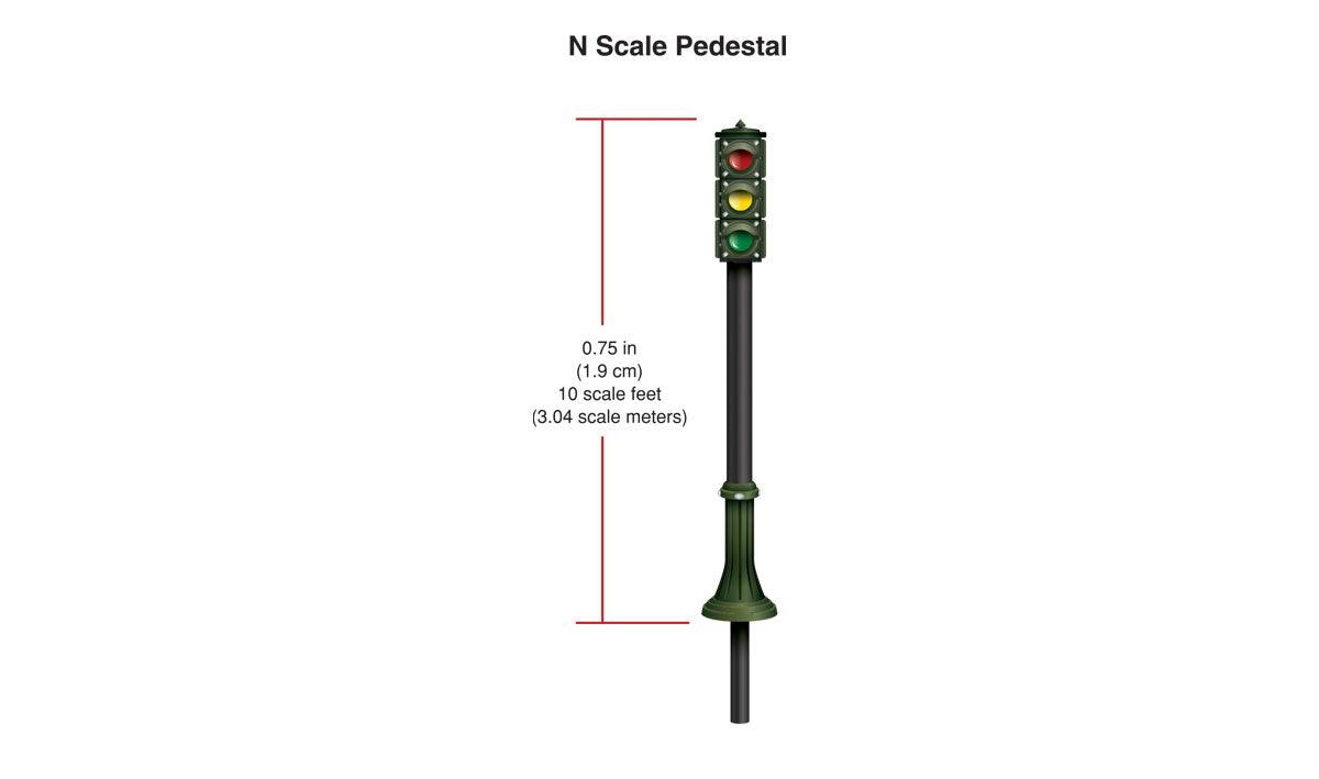 Woodland Scenics 5635 | Just Plug Lighting System - Pedestal Traffic Lights