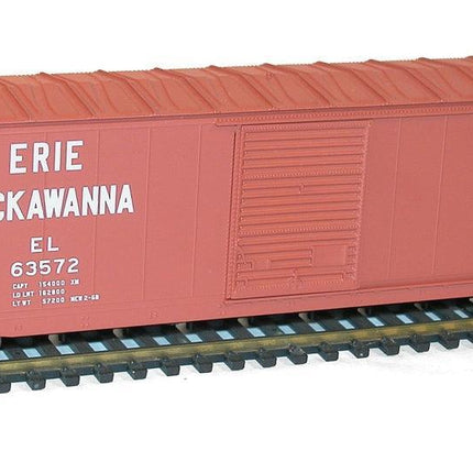 Accurail 5724 | 50' Youngstown Door Welded Steel Boxcar Kit - Erie Lackawanna - Built 1968 | HO Scale