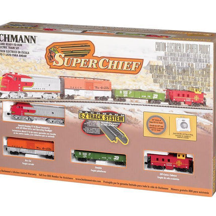Bachmann 24021 | Super Chief Train Set - EZ Track | N Scale