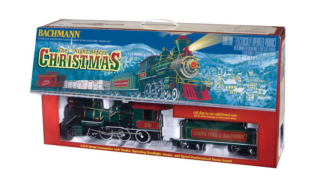 Bachmann Night Before Christmas Train Set, G Scale