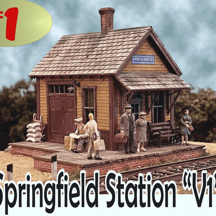 Bar Mills 262 | Springfield Station Kit v1 | HO Scale