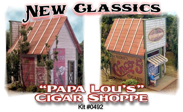 Bar Mills 492 | Papa Lous Cigar Store | HO Scale