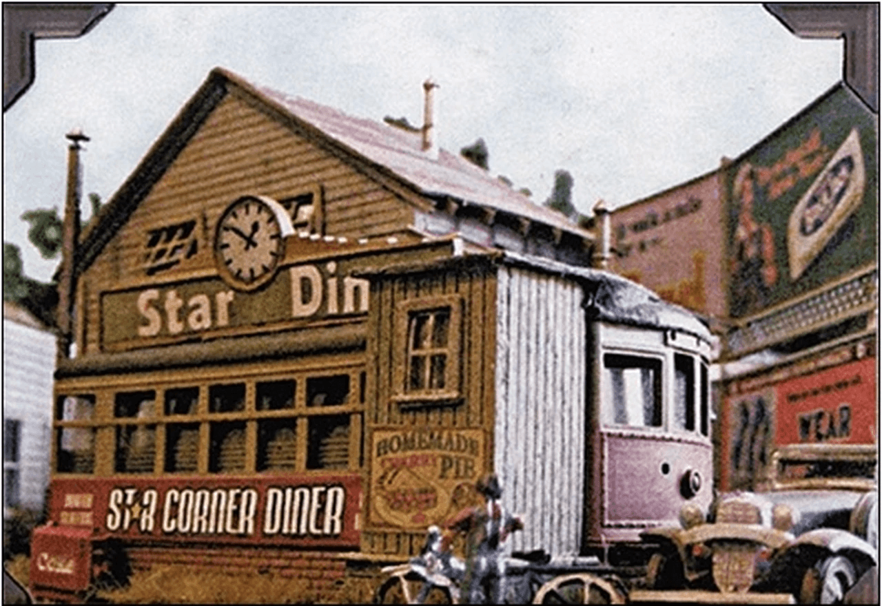 Bar Mills 602 | Star Corner Diner Kit | HO Scale