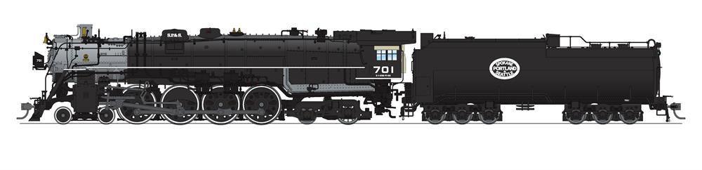 Broadway Limited 6967 | SP&S E-1 4-8-4, #701, As-Delivered (1938-1947), Paragon4 Sound/DC/DCC, Smoke | HO Scale