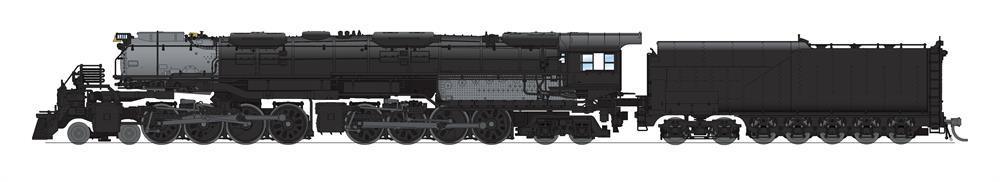 Broadway Limited 7232 | UP Big Boy, Unlettered, 1941, As-Delivered Aftercooler, 25-C-100 Coal Tender, Paragon4 Sound/DC/DCC, Smoke | N Scale