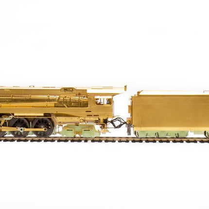 Broadway Limited 7356 | ATSF Blue Goose, Unlettered, Painted Brass, Paragon4 Sound/DC/DCC, Smoke | HO Scale
