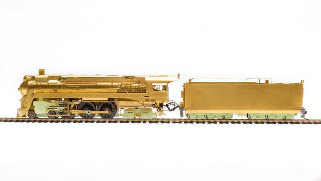 Broadway Limited 7356 | ATSF Blue Goose, Unlettered, Painted Brass, Paragon4 Sound/DC/DCC, Smoke | HO Scale