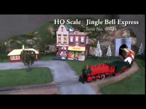 Jingle bell express store train set