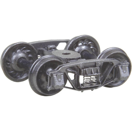 Kadee 509 | Andrews (1898) Trucks with 33" Ribbed Back Wheels - Metal Fully Sprung (HO Scale)