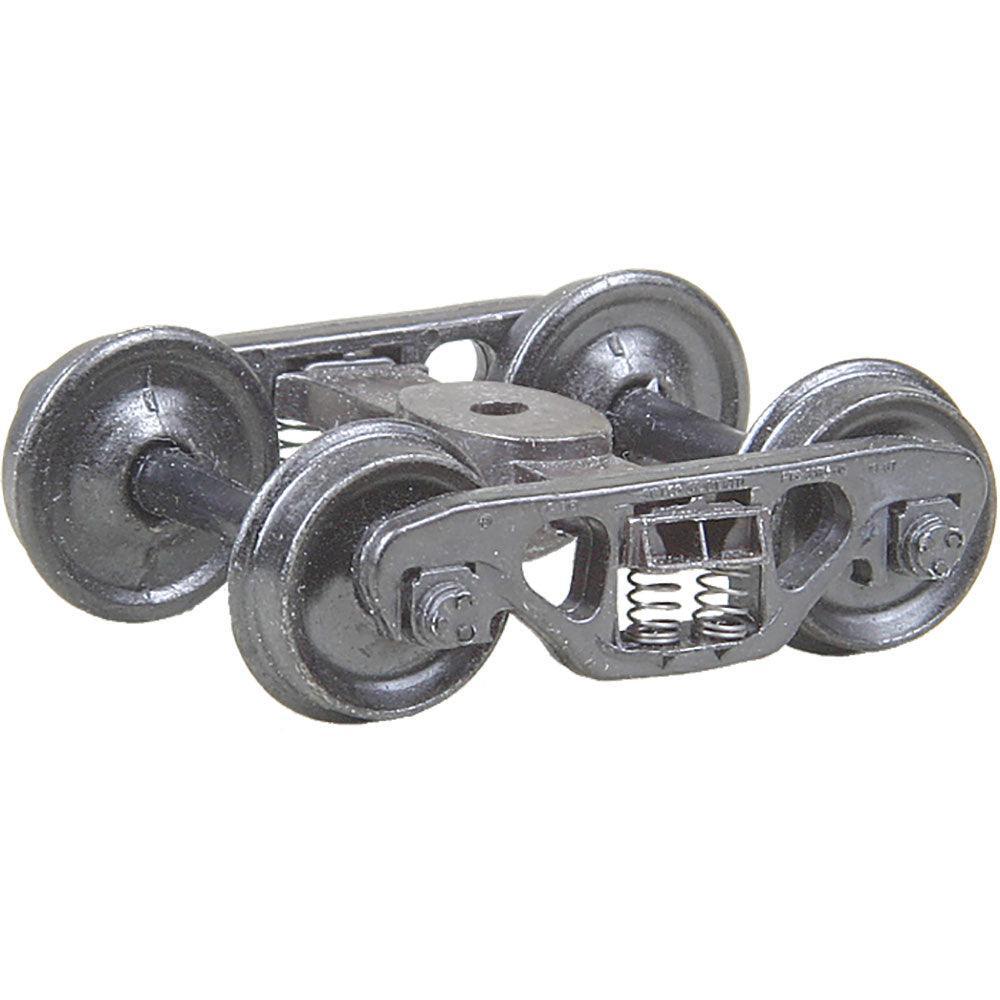 Kadee 518 | Barber® S-2 70-Ton Roller Bearing Trucks with 33" Smooth Back Wheels - Metal Fully Sprung (HO Scale)
