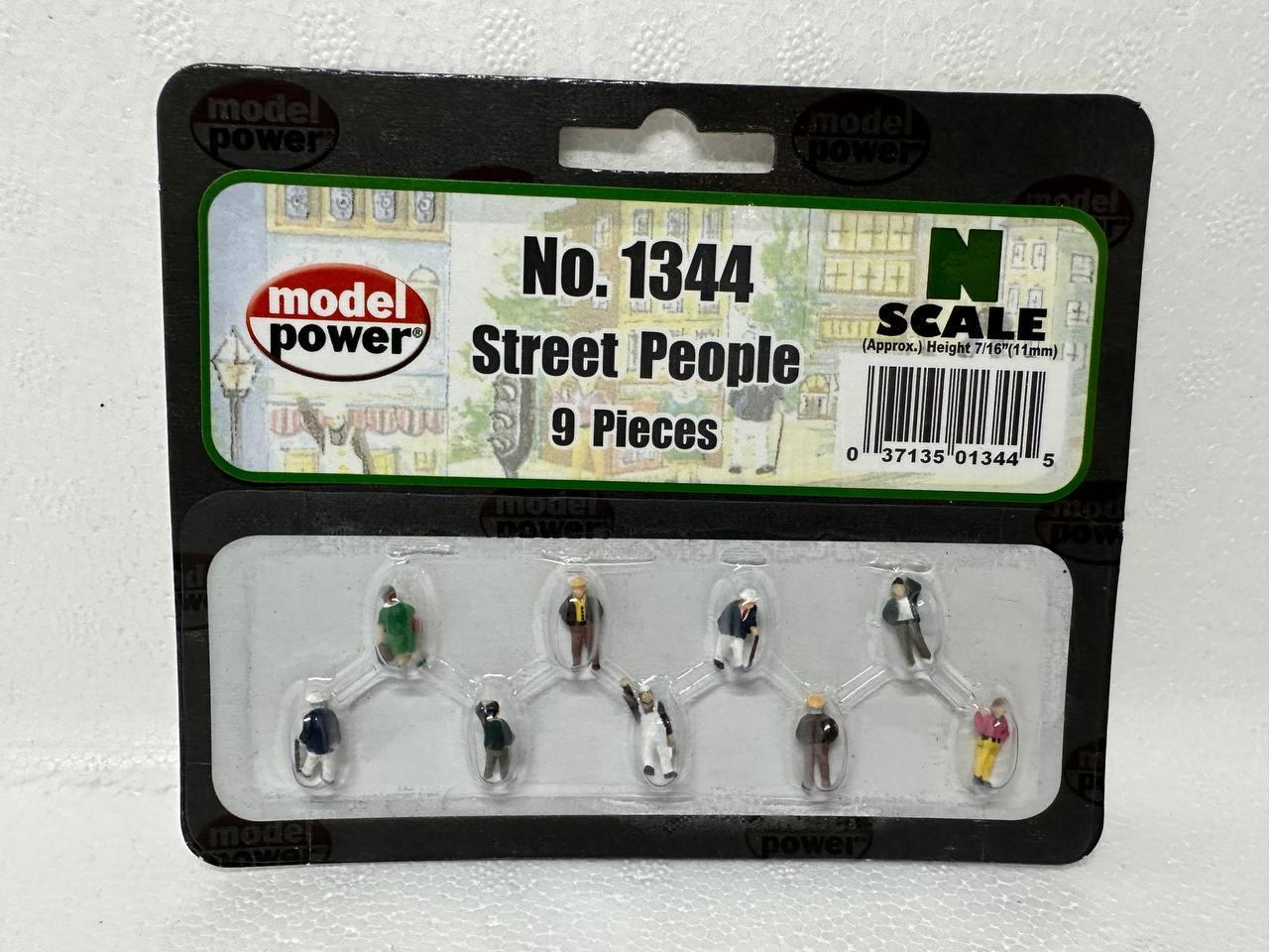 Model Power 1344 | Street People Figures (9) | N Scale
