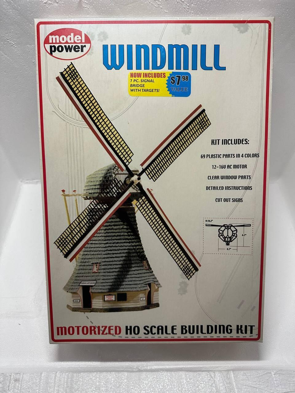 Model Power 404 | Motorized Windmill | HO Scale