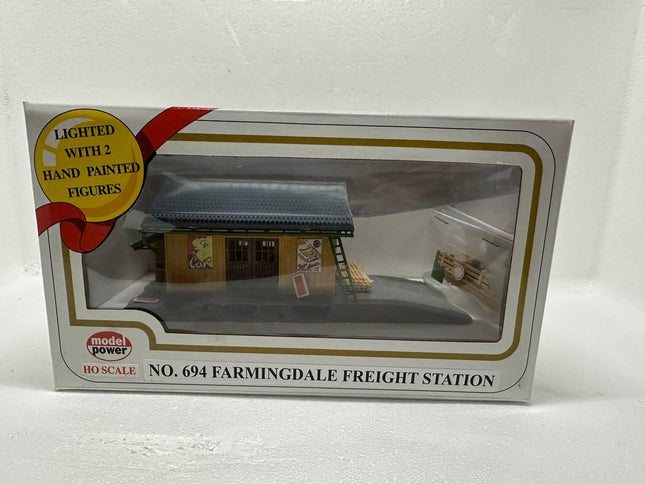 Model Power 694 | Farmingdale Freight Station | HO Scale