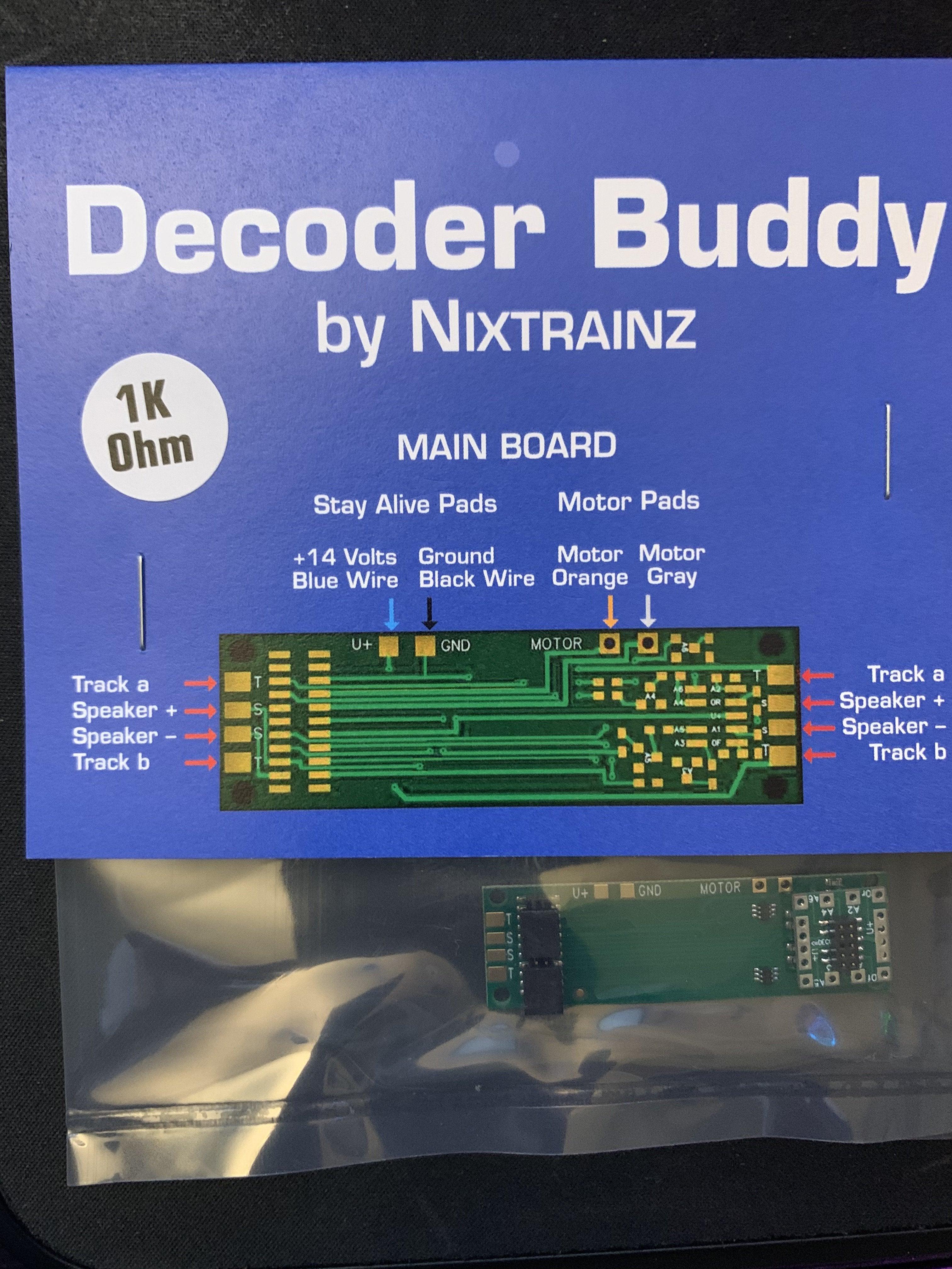 NixTrainz | Decoder Buddy Original (1K Ohm, 8 Outputs)