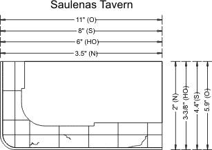 Bar Mills 932 | Saulena's Tavern - Kit | HO Scale