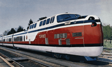 Rapido 203509 | UAC TurboTrain (DC/DCC/SOUND) Amtrak (3 Car Set) | HO Scale