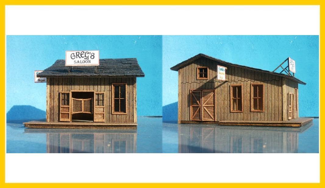 RS Laser Kits 2005 | Greg's Saloon and Repair Shop | HO Scale