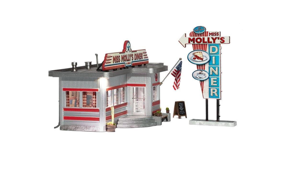 Woodland Scenics 4956 | Miss Molly's Diner | N Scale