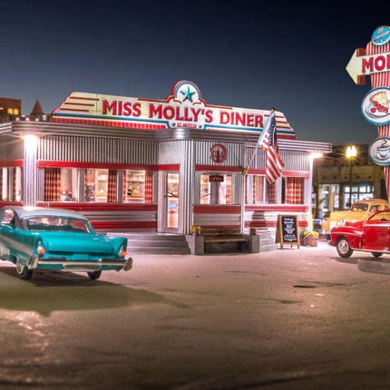 Woodland Scenics 4956 | Miss Molly's Diner | N Scale