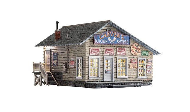 Woodland Scenics 4958 | Carver's Butcher Shoppe | N Scale