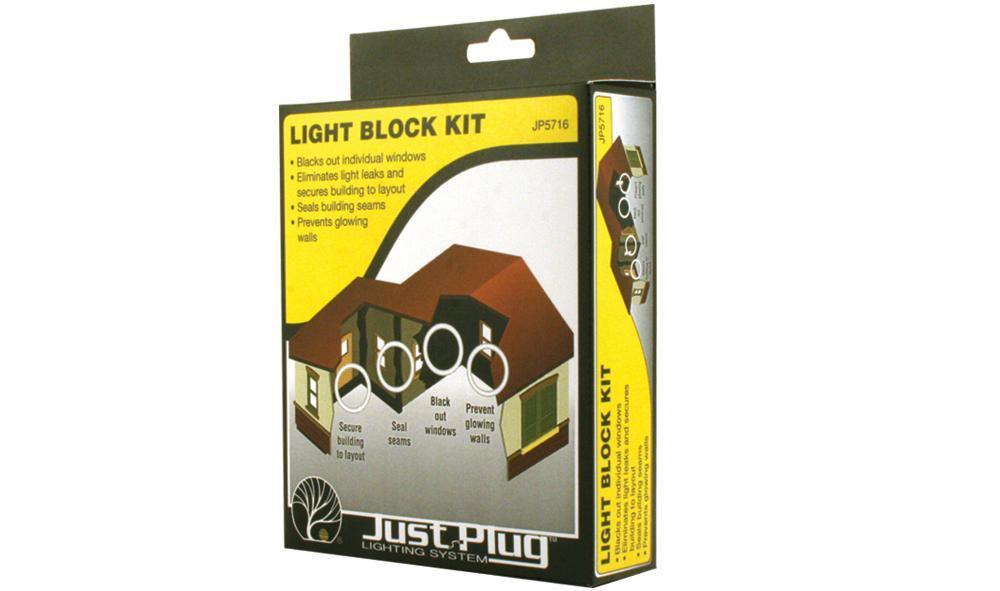 Woodland Scenics 5716 | Just Plug Lighting System - Light Block Kit | Multi Scale